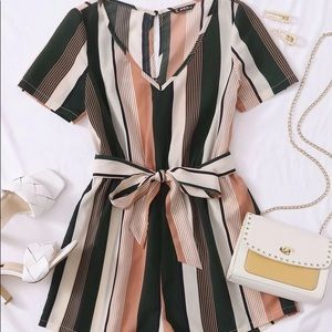 Shein Striped Romper